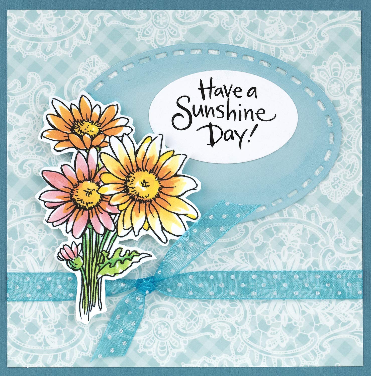 STAMPENDOUS QS5022 Stempel-Set, grau