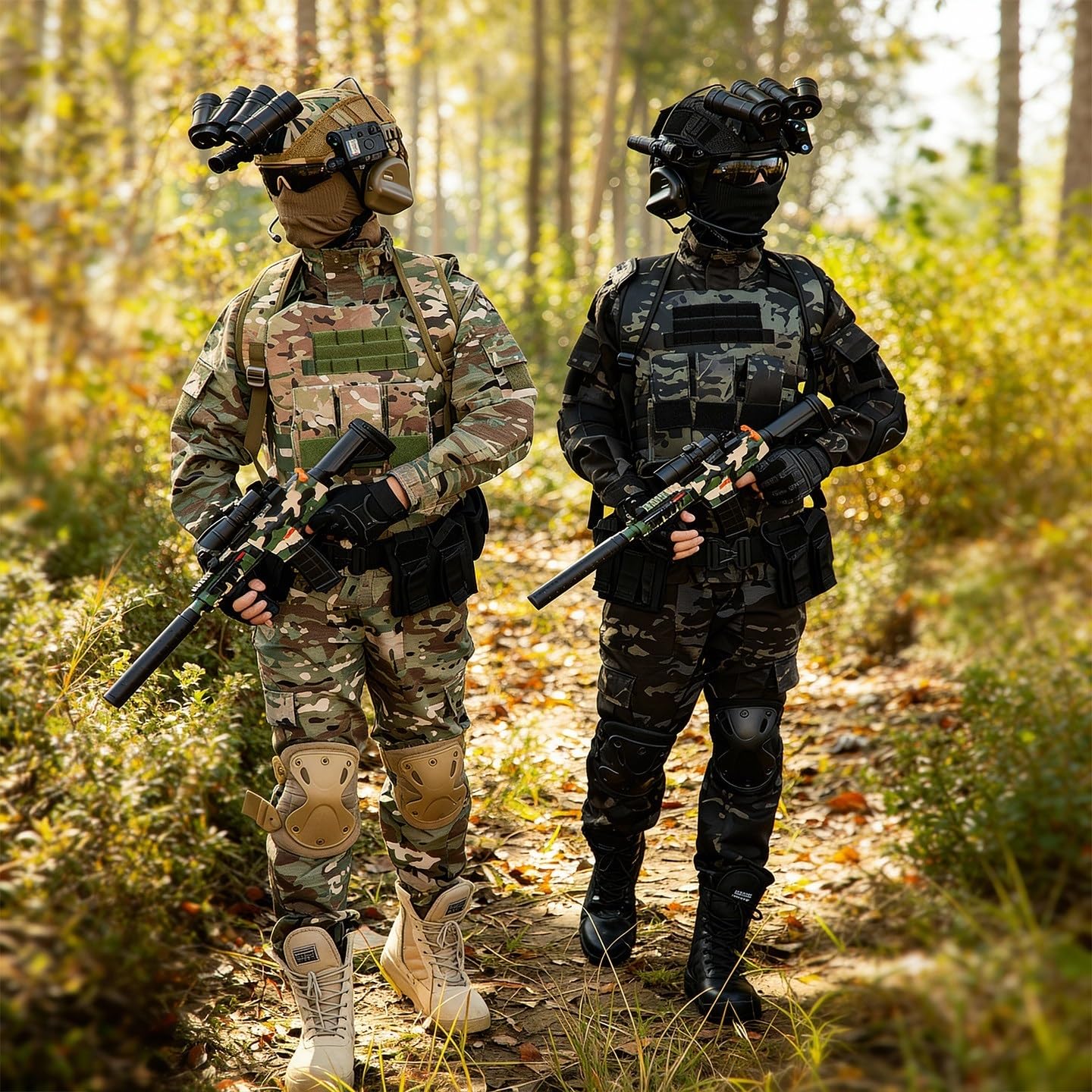 Costume Militare for Bambini, Set Soldato Esercito con Accessori, Outfit for Gioco di Ruolo, Regalo for Halloween e Compleanno