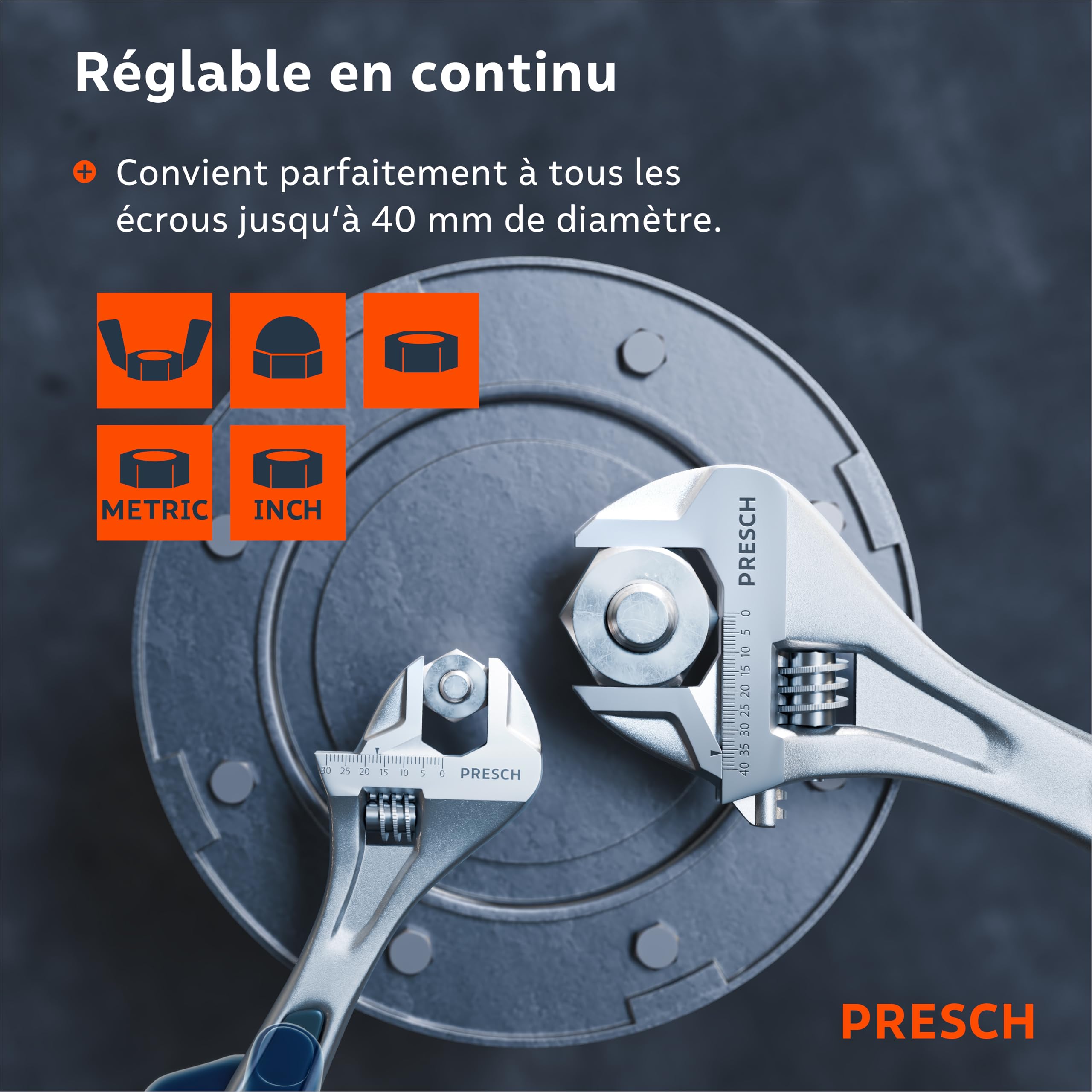 Jeu de clés à molette 25 pièces, (Livraison Gratuit) 2 Cantone Vaud