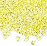 Vista 17 de Featuman 160 diamantes acrílicos transparentes, rocas de hielo trituradas de acrílico triturado, piedras preciosas acrílicas a granel para rellenos