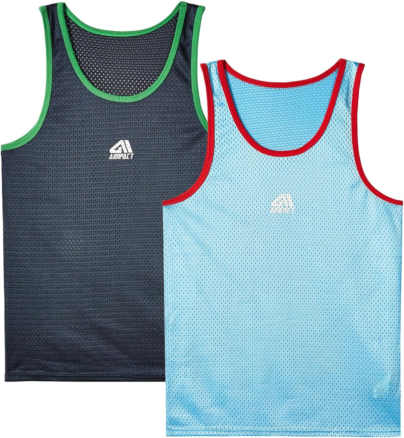 AIMPACT Men Athletic Workout Tank Top Mesh Casual Sleeveless Shirts