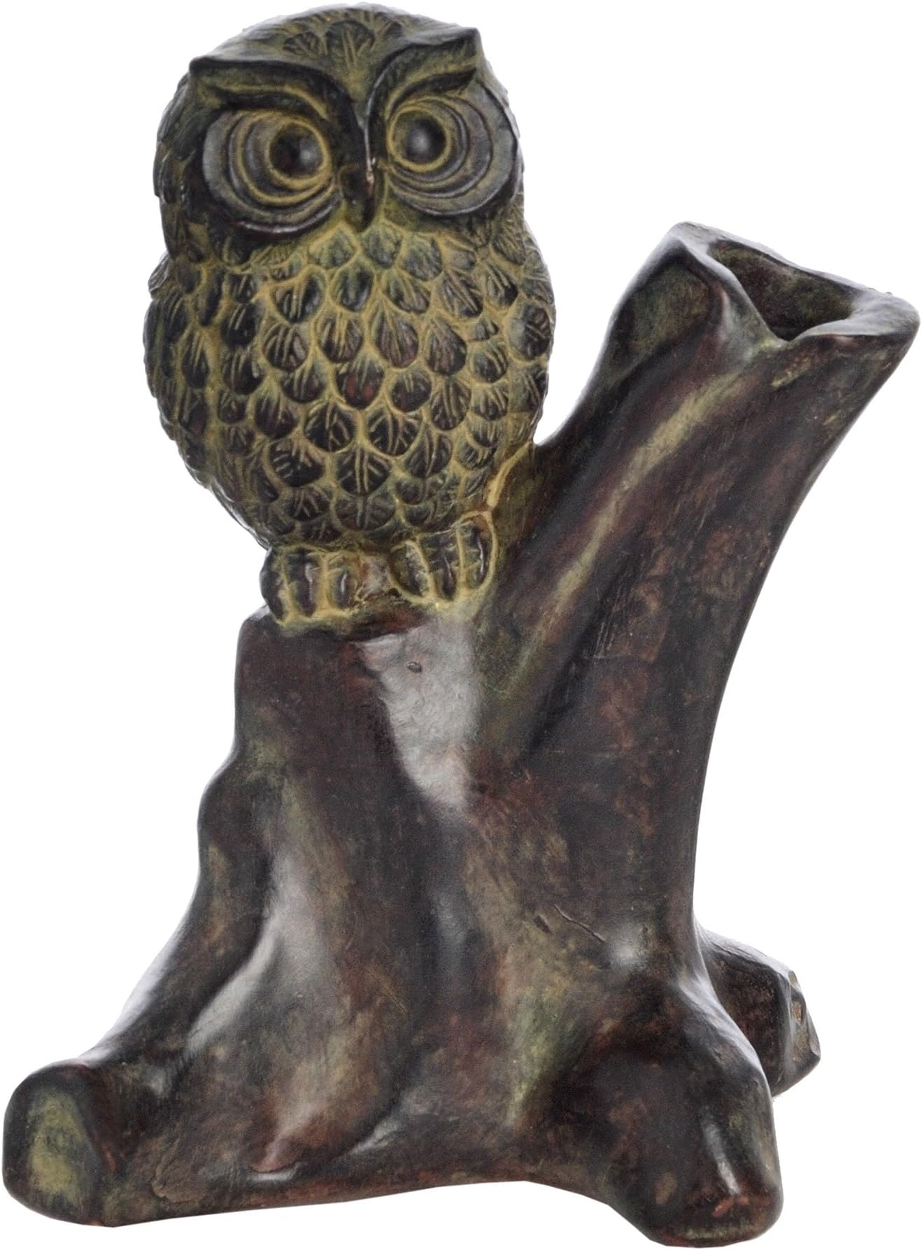 Wise Old Owl Desktop Resin Pen Holder