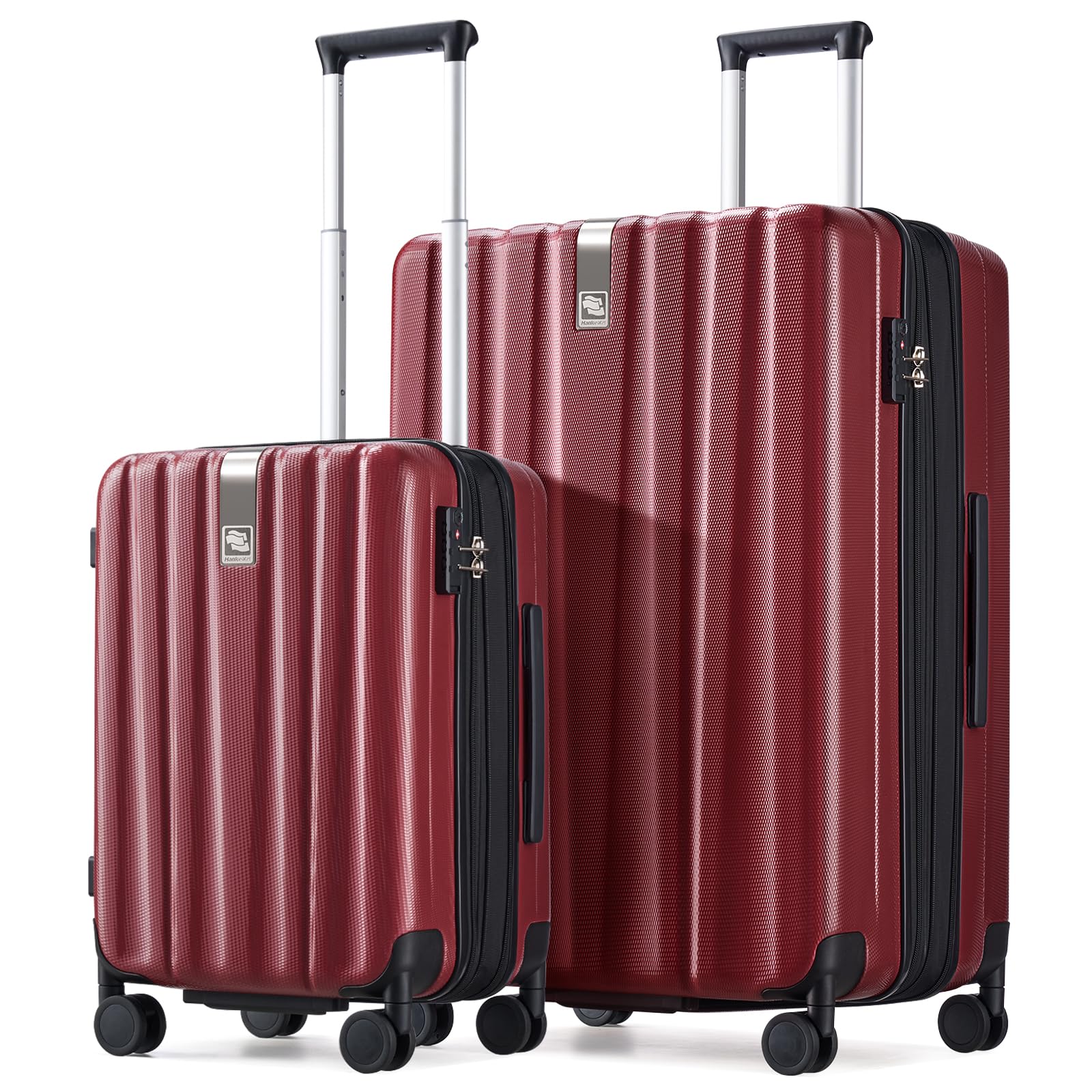 Hanke Expandable Hard Shell Luggage Sets, 2 Piece, 20/29 Inch