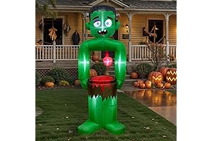 6 FT Frankenstein Halloween Decorations Outdoor Inflatables