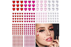 Chuangdi's Vibrant Heart Rhinestone Gems for Women's Accessories