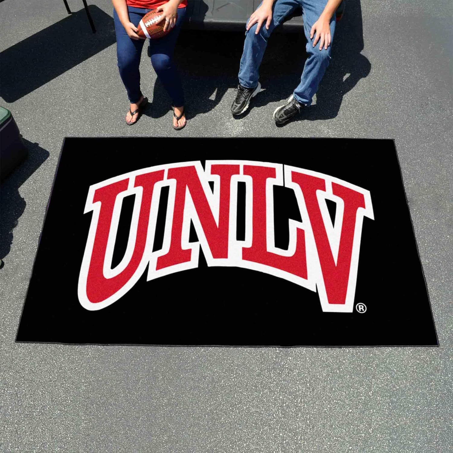 FANMATS 1974 UNLV Rebels Ulti-Mat Rug - 5ft. x 8ft. | Sports Fan Area Rug, Home Decor Rug and Tailgating Mat