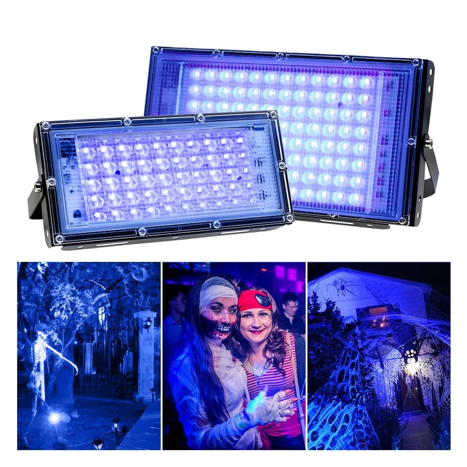 Dioda LED 100W 300W Fioletowe światło 395nm 365nm Fluorescencyjne wykrywanie Zielony olej Żywica Klej bezcieniowy Lampa UV do utwardzania Powszechnie używane(300W,365nmx395nm)