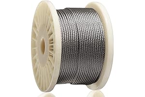 1/8 Inch Stainless Steel Cable | Premium AGTEK Wire Rope Aircraft Decking...