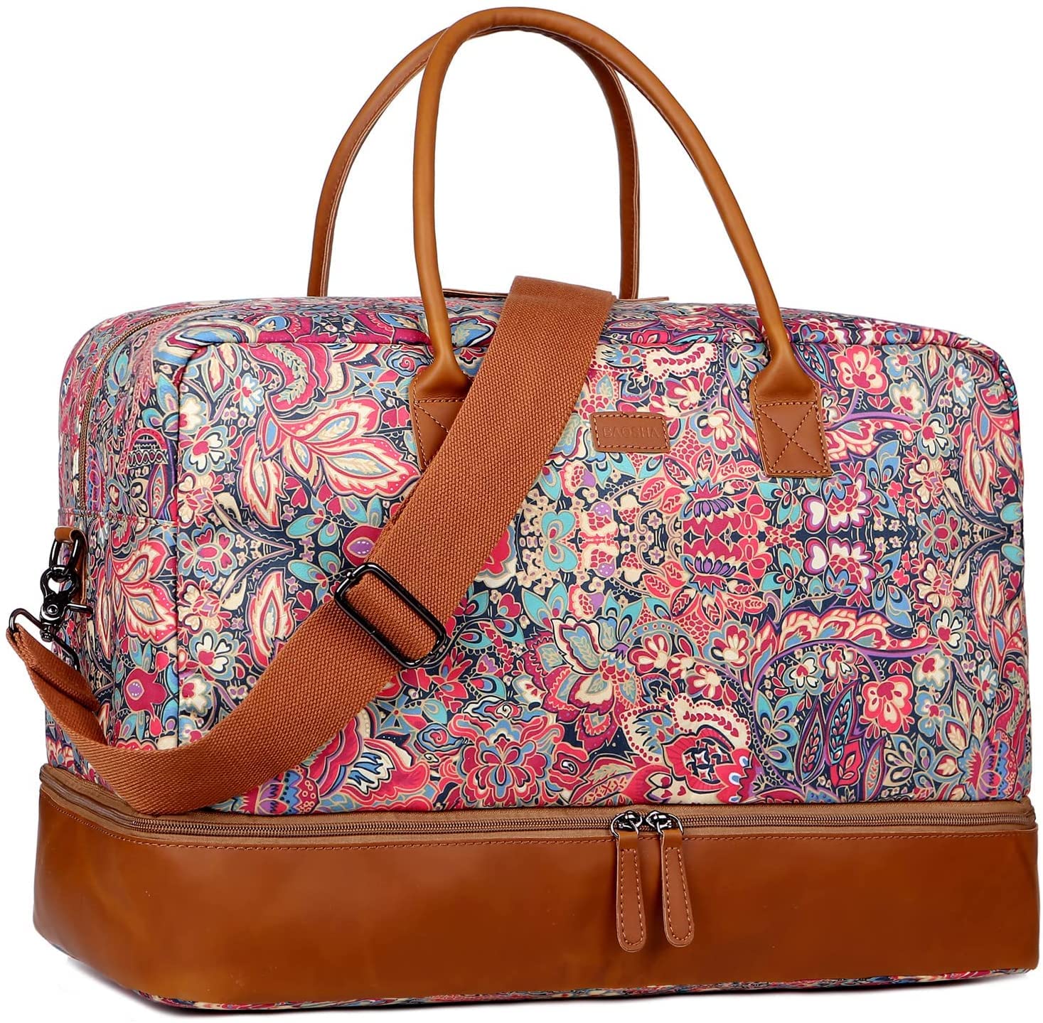 Travel Duffel torba podróżna, bagaż podręczny, torba weekendowa z kieszenią na buty dla kobiet, HB-10, Hs, Carry-On Luggage
