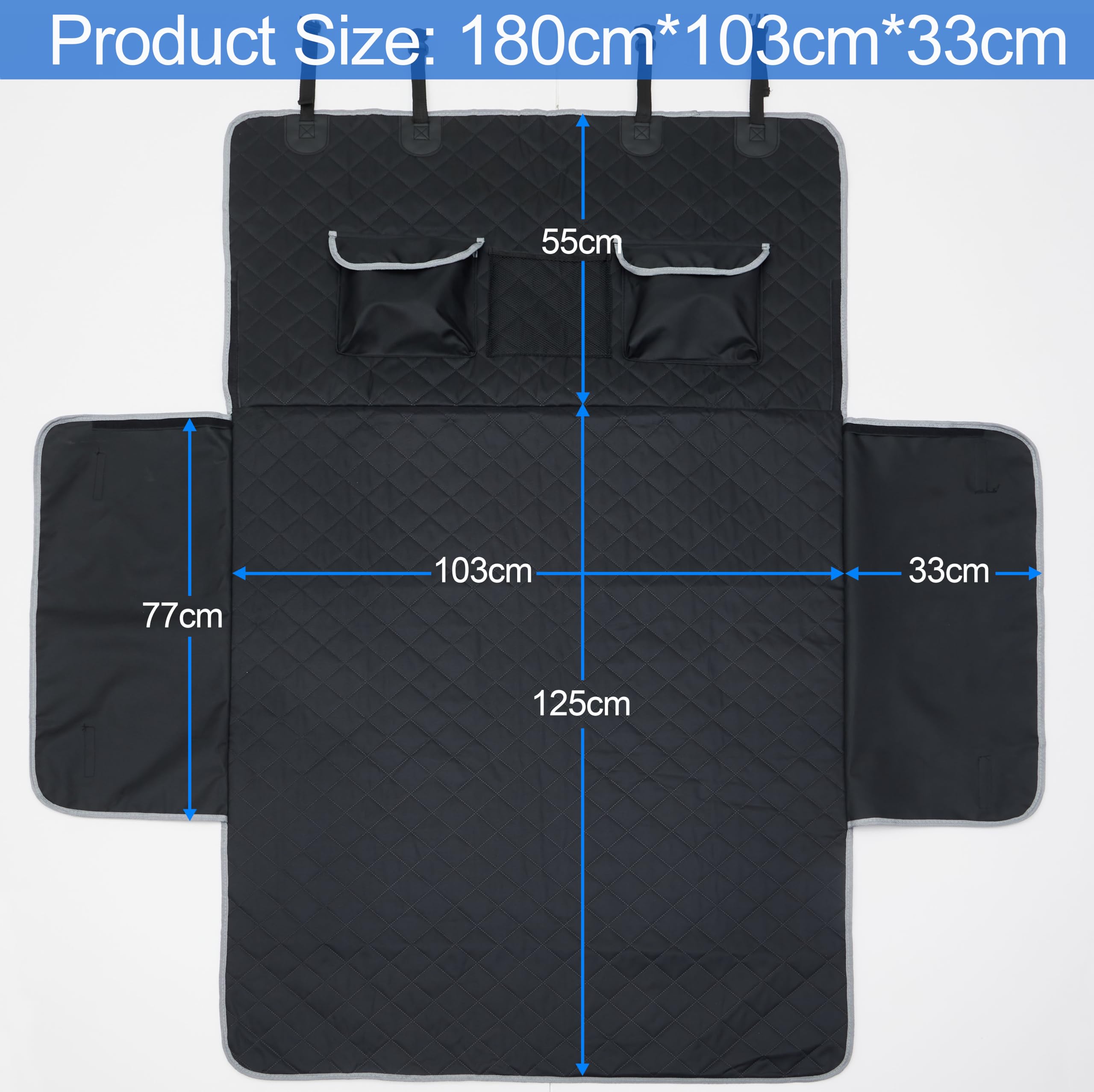 Rinling Protezione per il bagagliaio dell'auto, coperta universale per cani per il bagagliaio dell'auto, tappetino di protezione per il bagagliaio ideale con borsa di stoccaggio per SUV