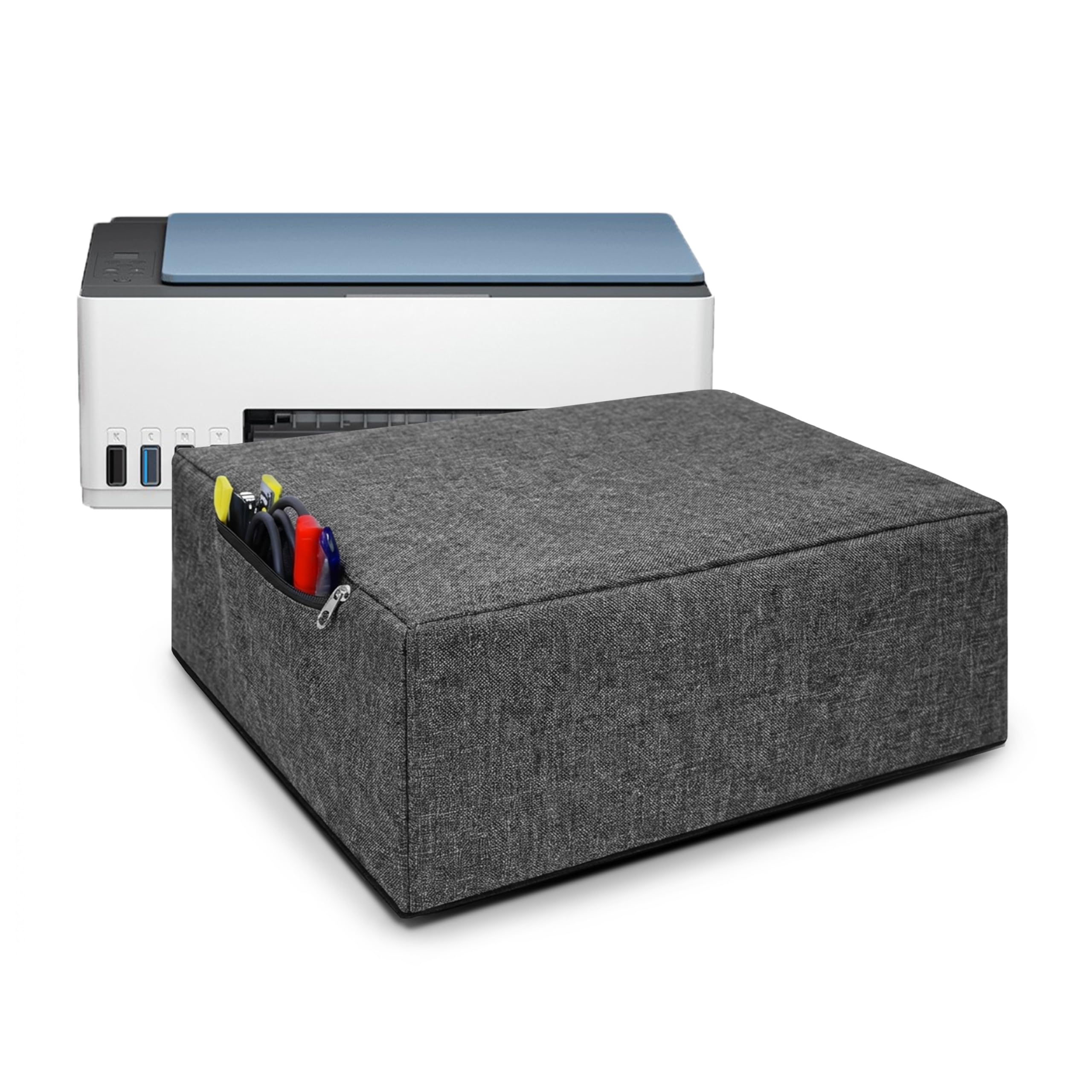 ALIFIYA Dust Proof Washable Printer Cover For HP Smart Tank 585 / 580 / 581 / 583 / 584 All-In-One - Grey-picture-17