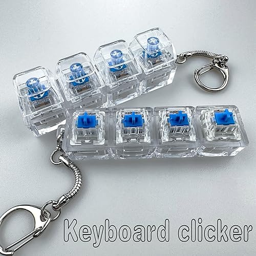 Miniatura 7 de Interruptor azul de repuesto para teclado mecánico, a prueba de polvo, 3 pines clic, escritura precisa, teclado de bricolaje, teclado para juegos