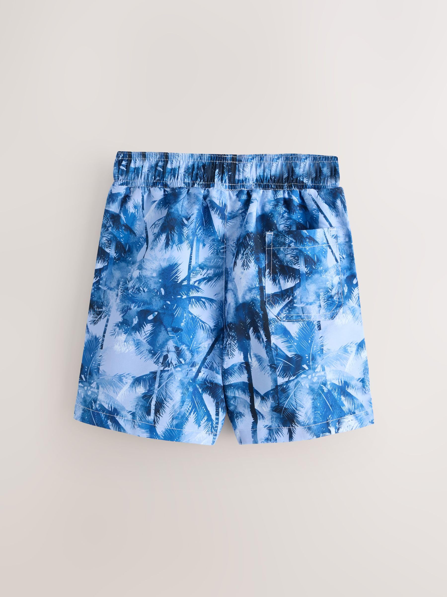 Garçon Short de Bain, Lot de 2 | Coupe standard, Taille mi-haute, Cordon de serrage