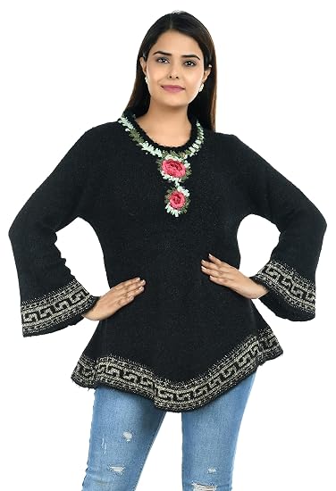 Buy MANRA Women Girls Ladies Woolen Top 