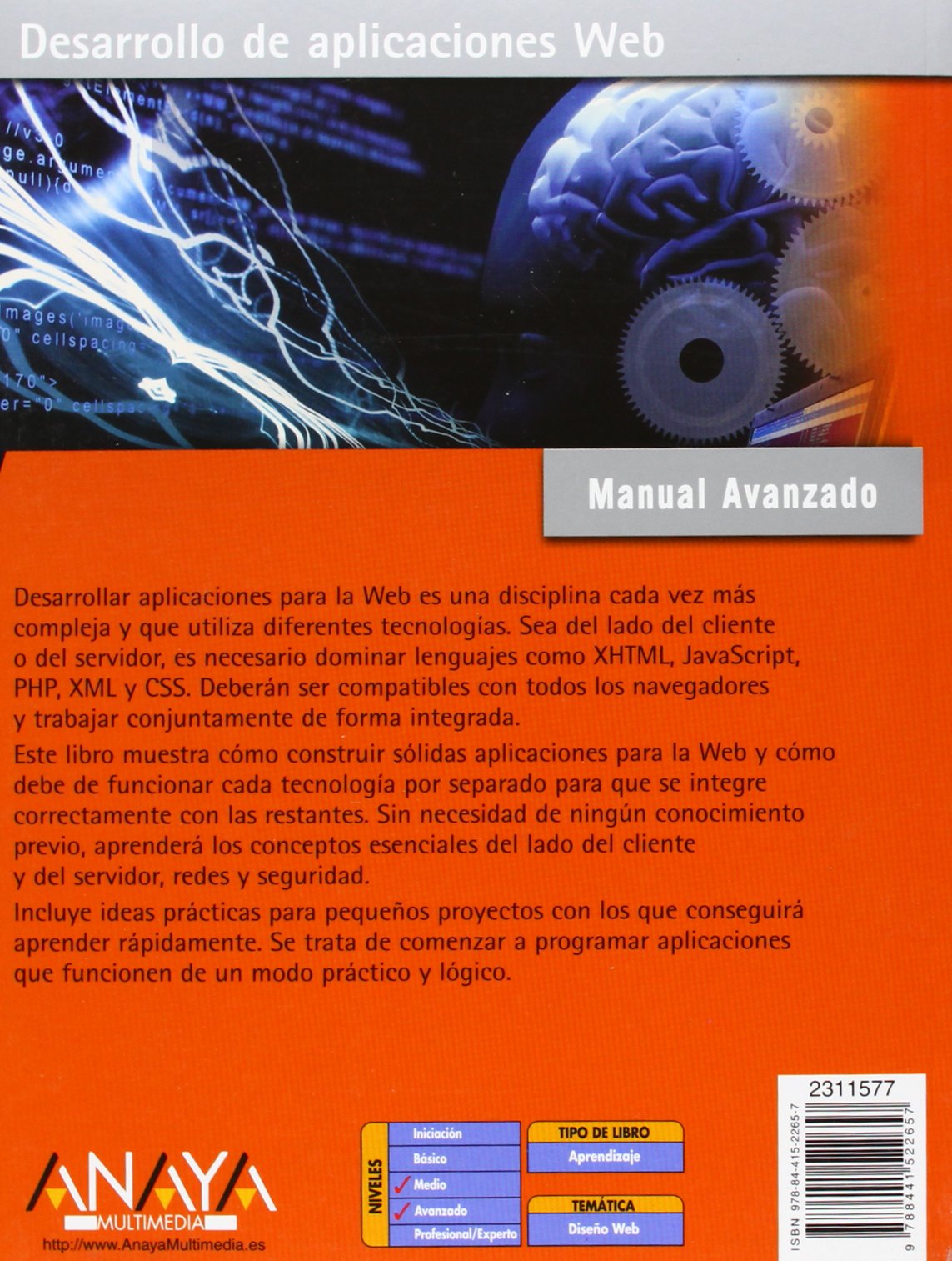 Desarrollo de aplicaciones Web/ Web Page Development