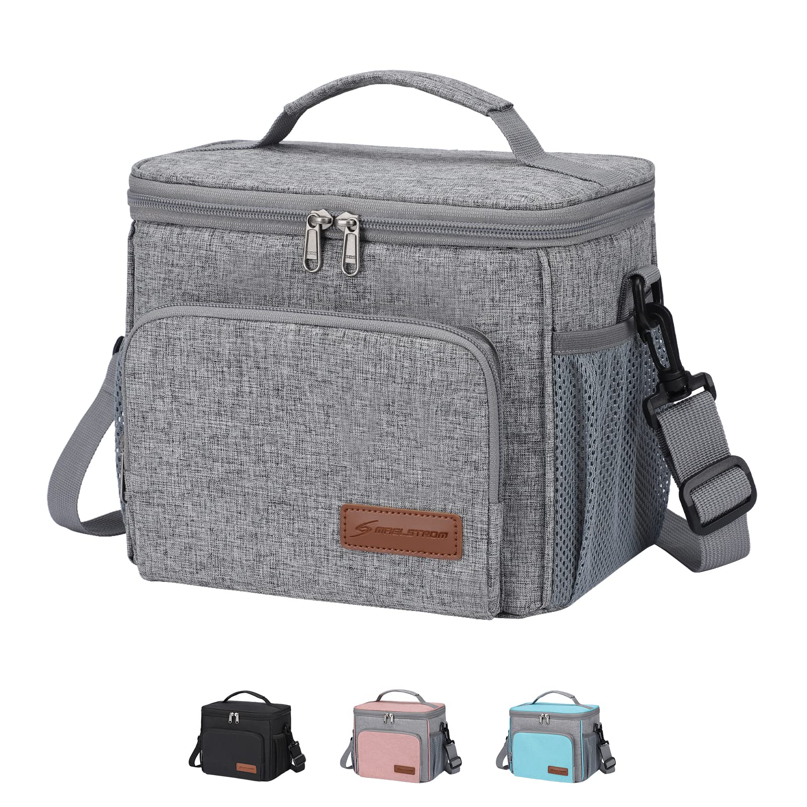 MaelstromLunch Box for Men,Insulated Lunch Bag Women/Men,Leakproof Lunch Cooler Bag, Lunch Tote Bag