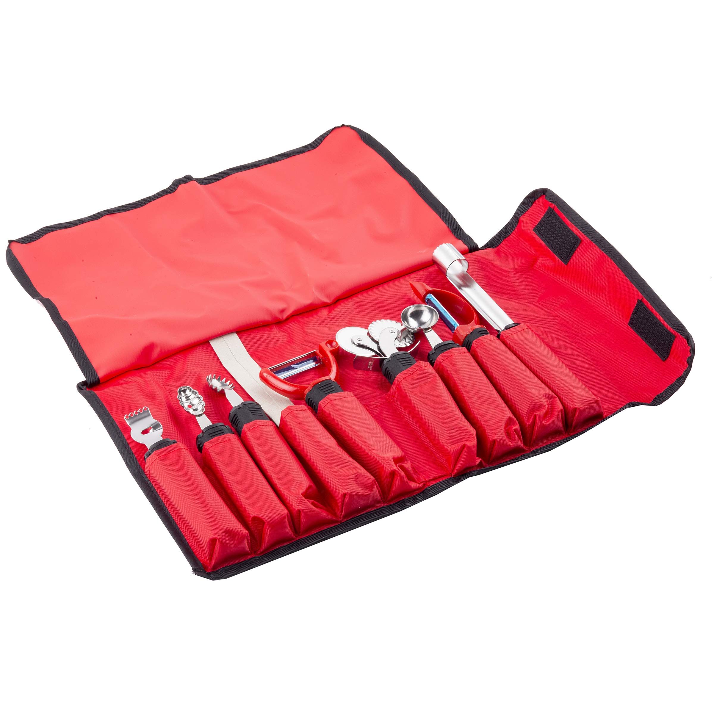 TableCraft Products E5600-9 Garnishing Kit, Set of 9 Tools in Case