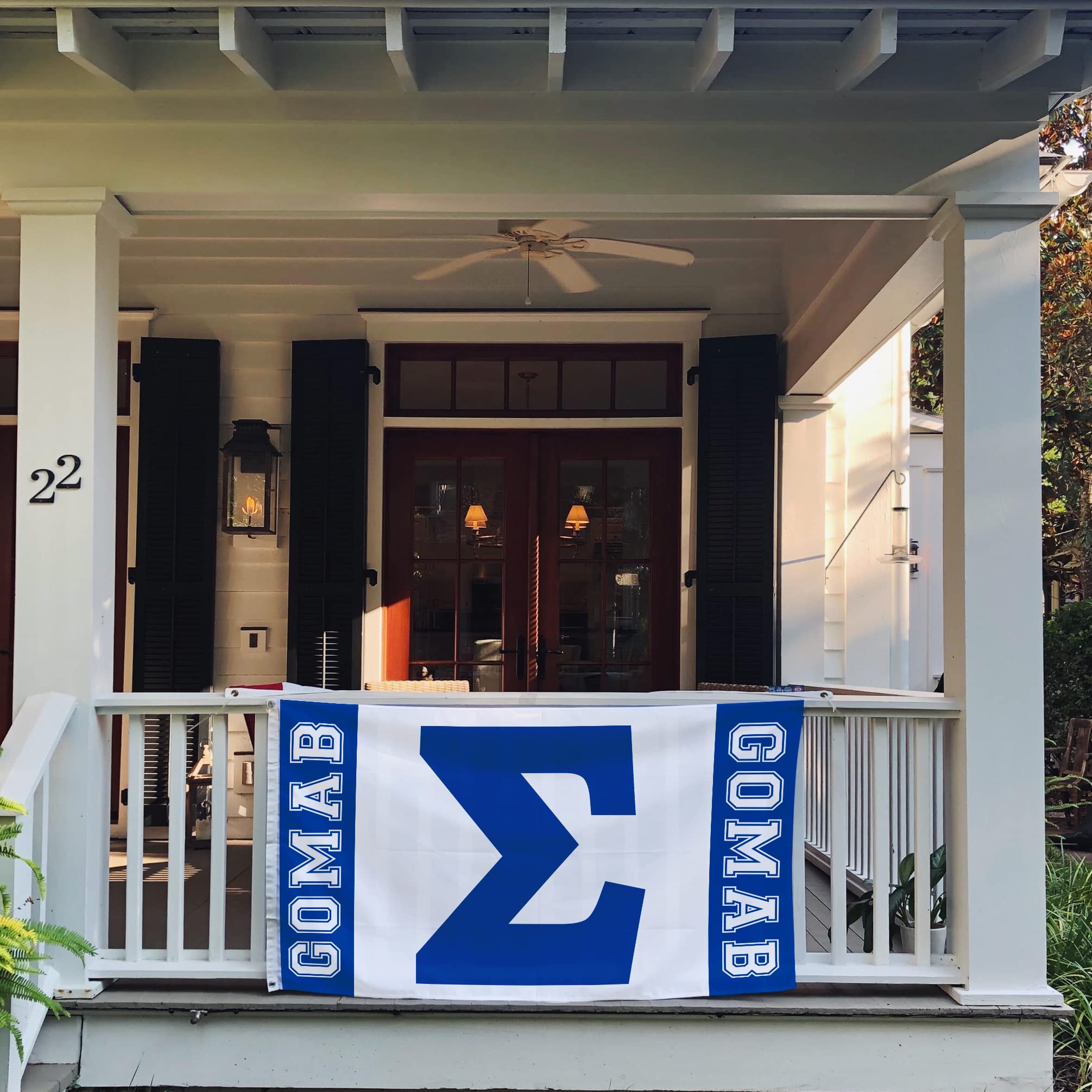Phi Beta Sigma Flagge – Design B – 91 X 152 Cm, Polyester, Doppelseitig Bedruckt – Bruderschafts-Banner