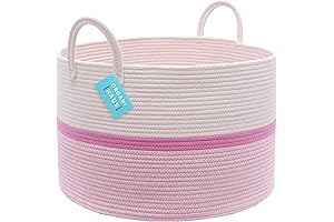 OrganiHaus Baby Laundry Basket: The Epitome of Pink Easter Elegance