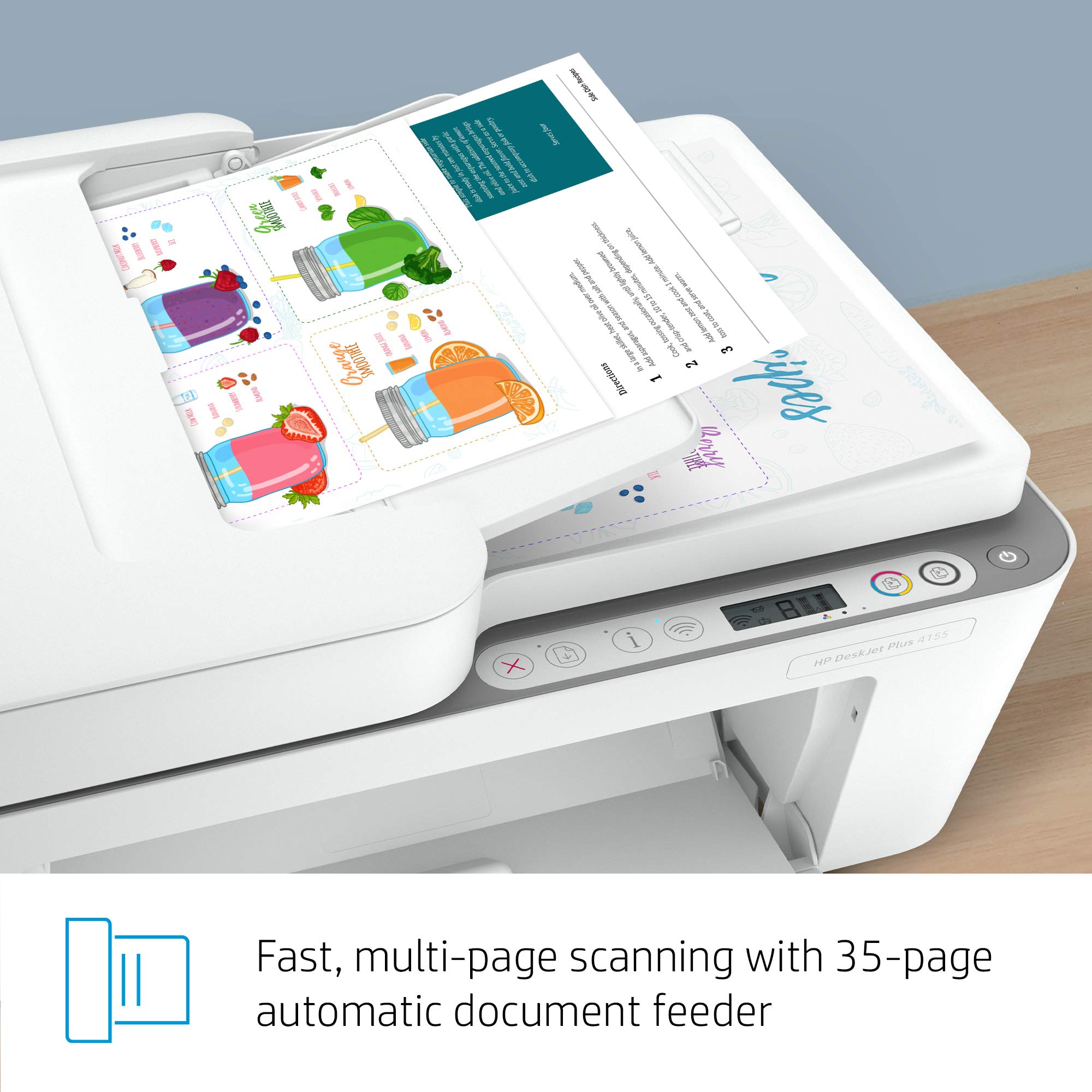 Buy HP DeskJet Plus 4155 Wireless AllinOne Printer, Mobile Print