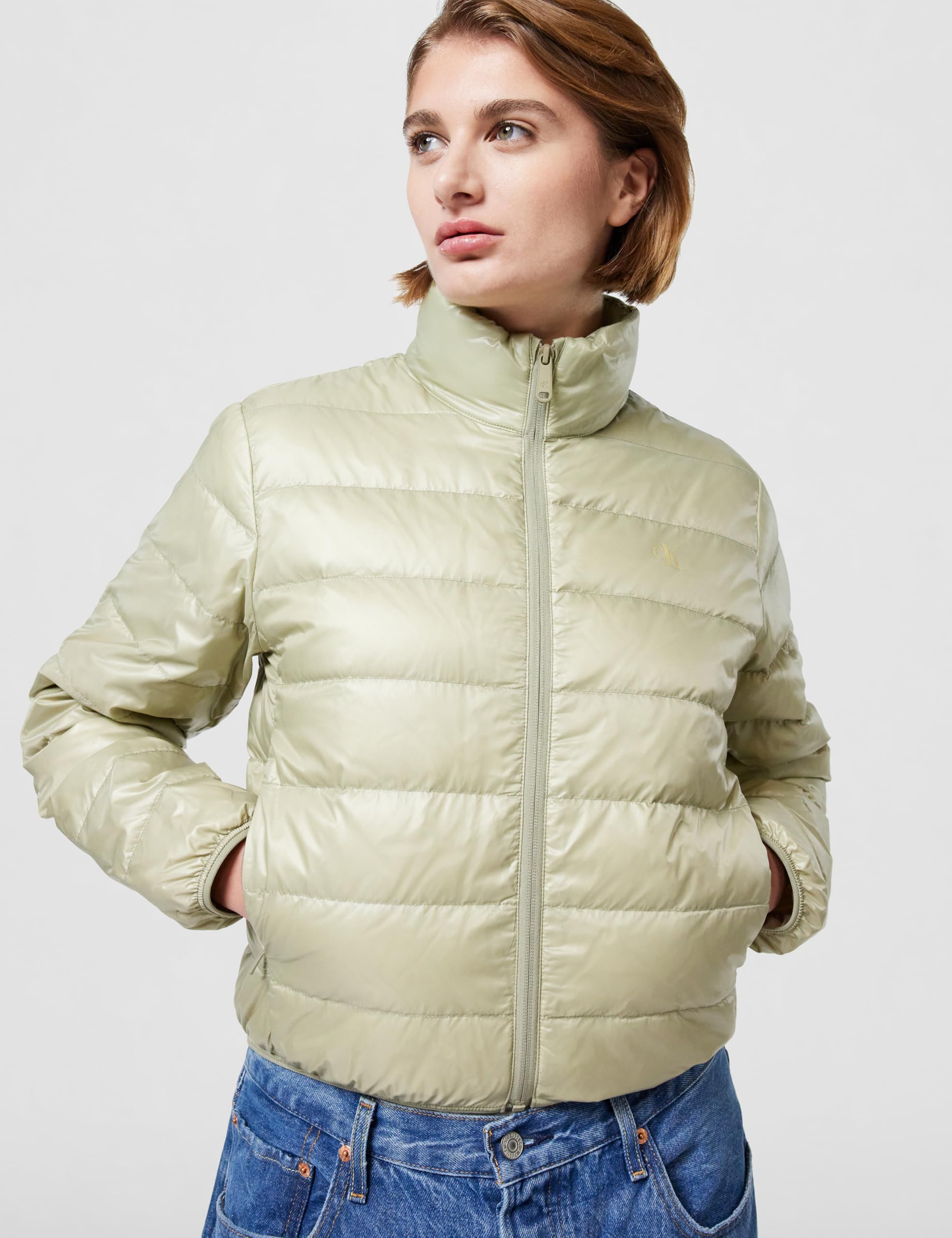 Calvin Klein Cazadora acolchada Mujer Down Shine brillante