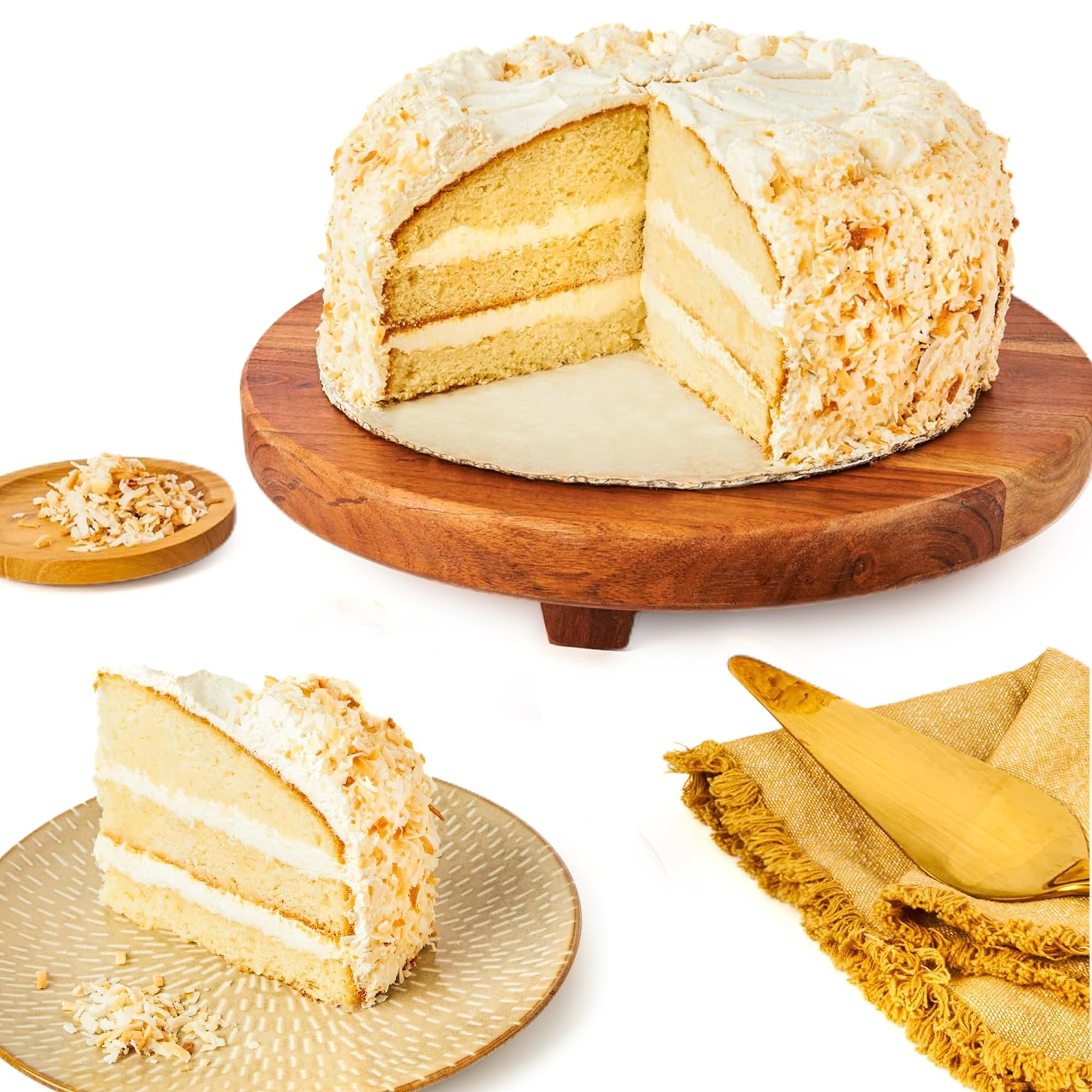 David's Cookies Coconut Cloud - 10" Layer Cake