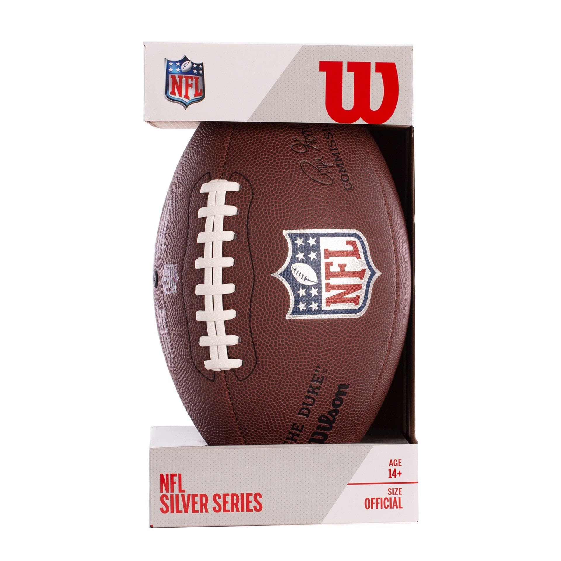 Wilson Ballon de football américain NFL Duke Réplique avec présentoir