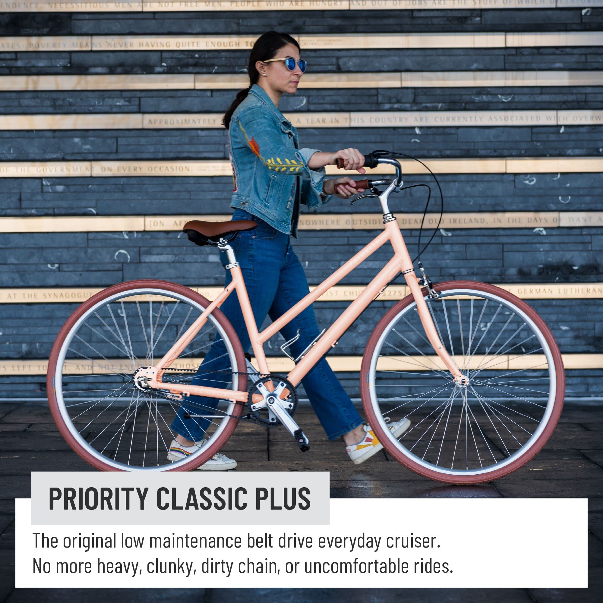 Priority Bicycles Classic Plus Cruiser Bike Durable Ultralight