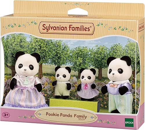 Sylvanian Families - La famille Panda - Set 4 figurines