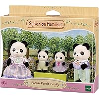 Sylvanian Families - Adorabile Famiglia Panda Pookie – Playset Casa delle Bambole