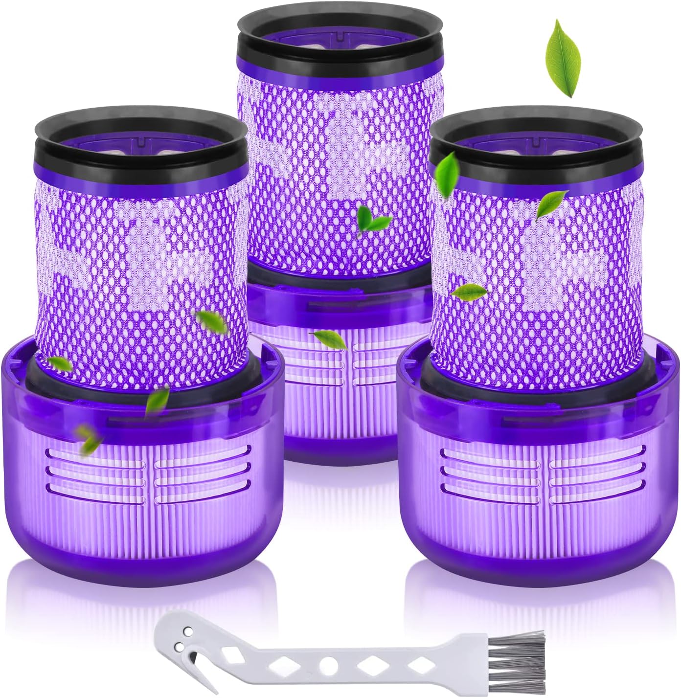 3 Stück HEPA Filter für Dyson V12 Detect Slim Absolute/Absolute