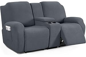 Thomas Payne RV Furniture Covers | Recliner Loveseat Cover with Middle Console Sofa