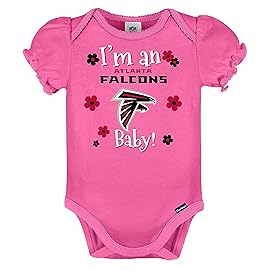NFL Atlanta Falcons 3 Pack Short Sleeve Bodysuit, red Atlanta Falcons New, 18 Months