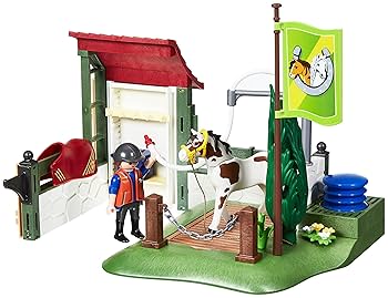 PLAYMOBIL Horse Grooming Station Building Set : Amazon.ca