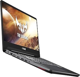 ASUS TUF FX505DT Gaming Laptop- 15.6", 120Hz Full HD, AMD Ryzen 5 R5-3550H Processor, GeForce GTX 1650 Graphics, 8GB DDR4, 256GB PCIe SSD, RGB Keyboard, Windows 10 64-bit - FX505DT-AH51
