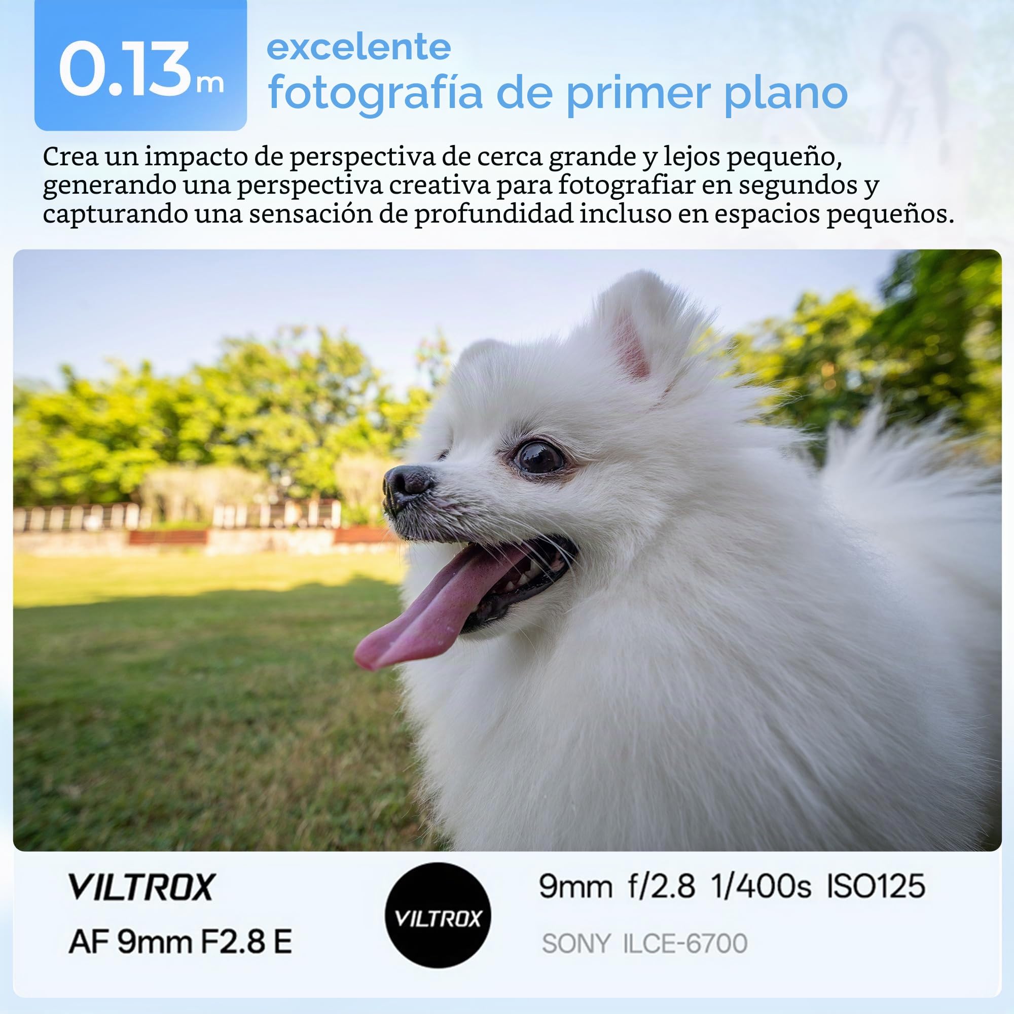 VILTROX AF - Objetivo de cámara F2,8 (9 mm, enfoque automático APS-C, ultra gran angular, distancia focal fija para Sony E)