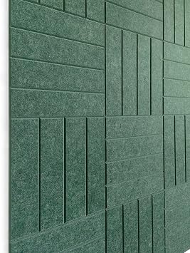Felt Bulletin Board Tiles | Modern Cork Board Alternative | Large Cork Boards for Walls | Aesthetic Felt Wall Panels for Office & Home Decor | Pinboard & Photo Board 12-Pack | Tree