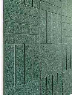 Felt Bulletin Board Tiles | Modern Cork Board Alternative | Large Cork Boards for Walls | Aesthetic Felt Wall Panels for Office & Home Decor | Pinboard & Photo Board (12-Pack) | Tree