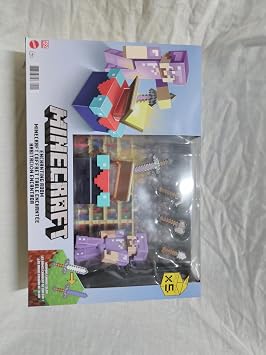Minecraft Enchanting Room with 3.25-in Steve Figure & Accessories, Storytelling Adventure Play Set, Complete Play in a Box, Gift for Kids Ages 6 and Older