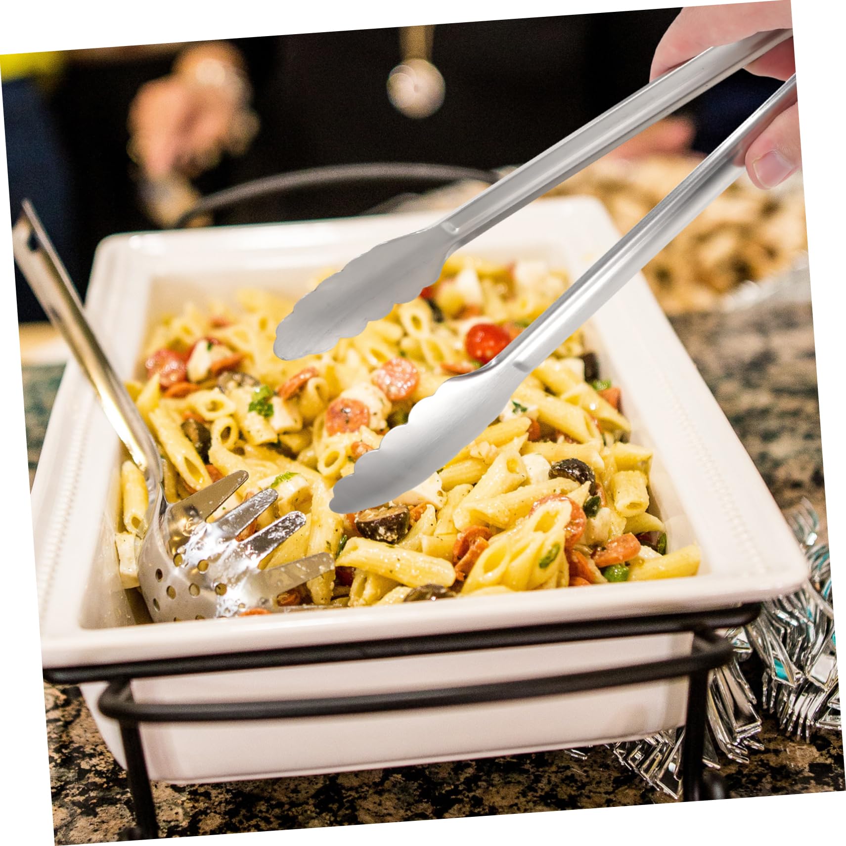 Set 3 Pinze Cuoco Acciaio Inox - GOLD