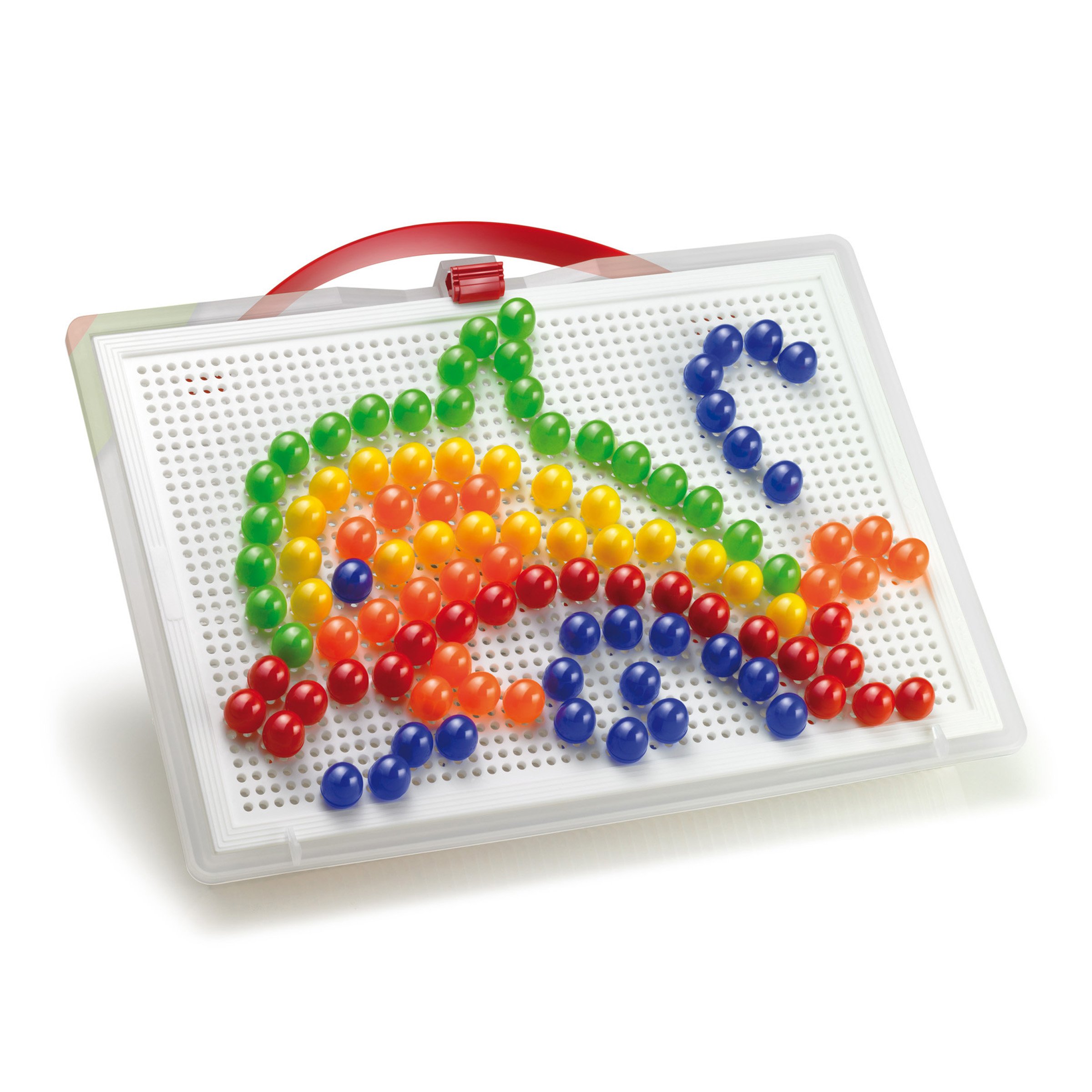 Quercetti FantaColor Portable Large Jeu de Mosaïque Enfant 4 Ans Motricité Fine