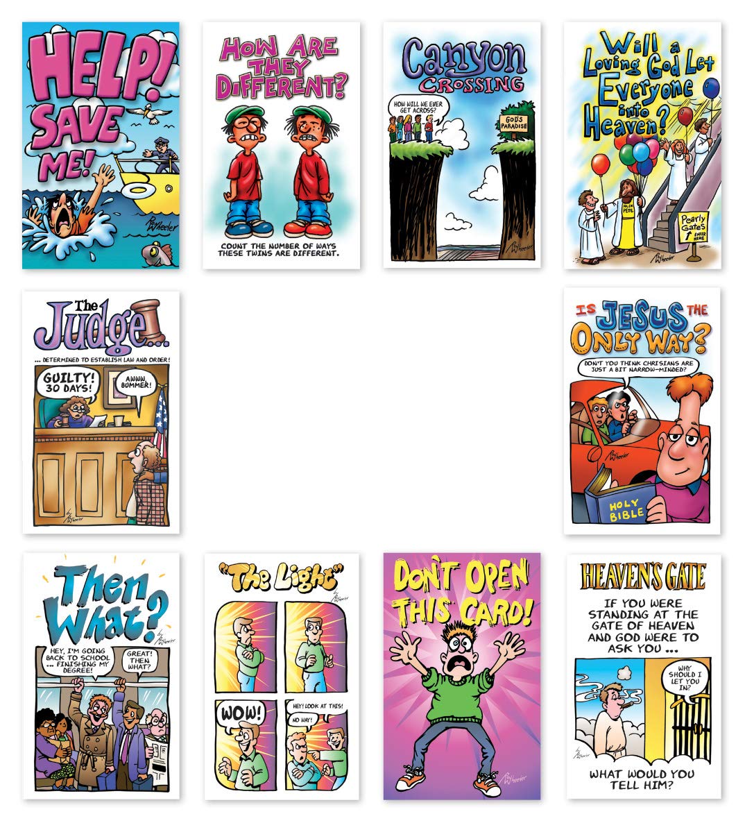 Cartoon Tracts Assortment - KJV