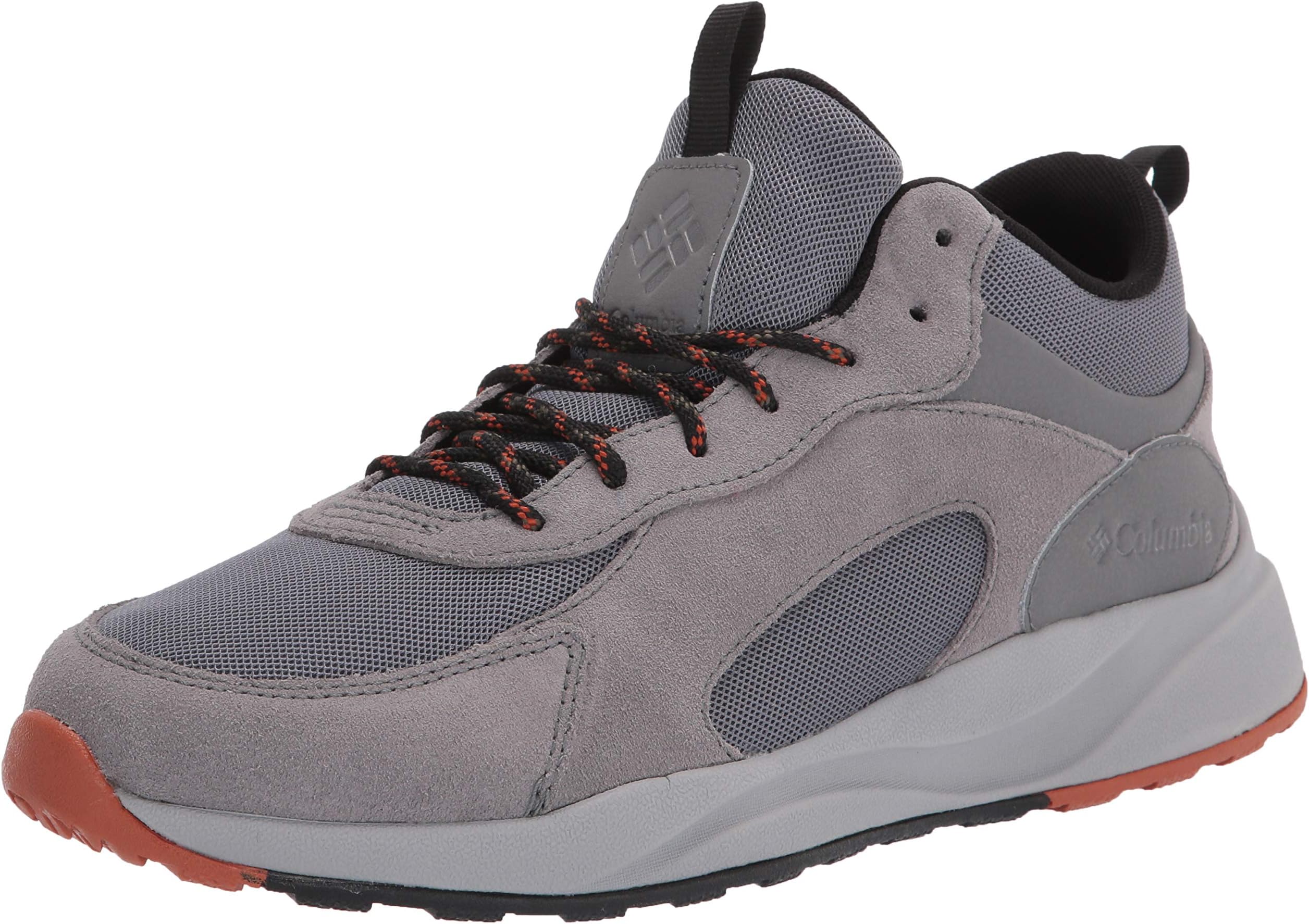 Columbia Men's Pivot Mid Waterproof Hiking Shoe, Ti Grey Steel/Cedar, 8