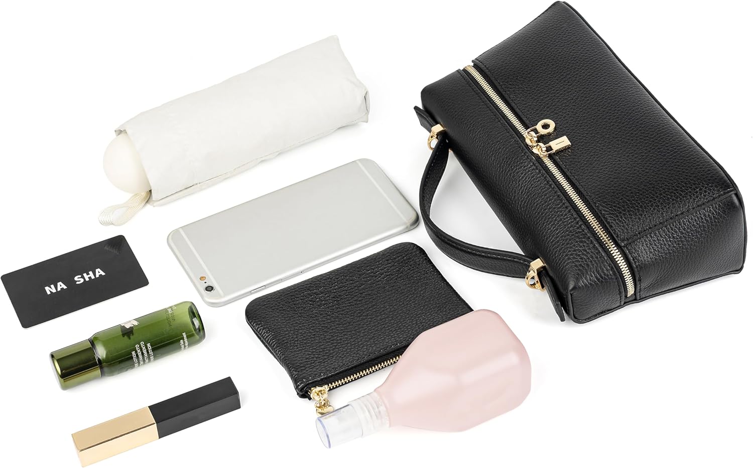 DAILANDO Top Handle Leather Crossbody Bag, Designer Cellphone Purse and Small Clutch Pouch Handbag for Women | small handhold hobo - Image 7