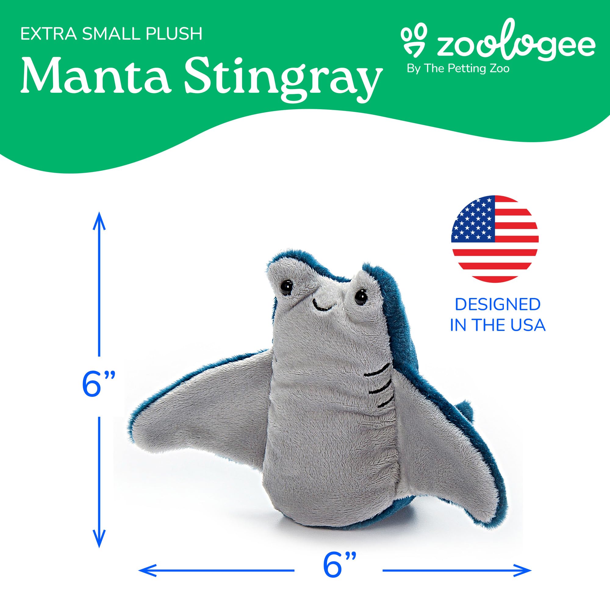 manta様用です°・*:.。.☆ Amazon.com: The Petting Zoo Manta Stingray Stuffed Animal Plushie