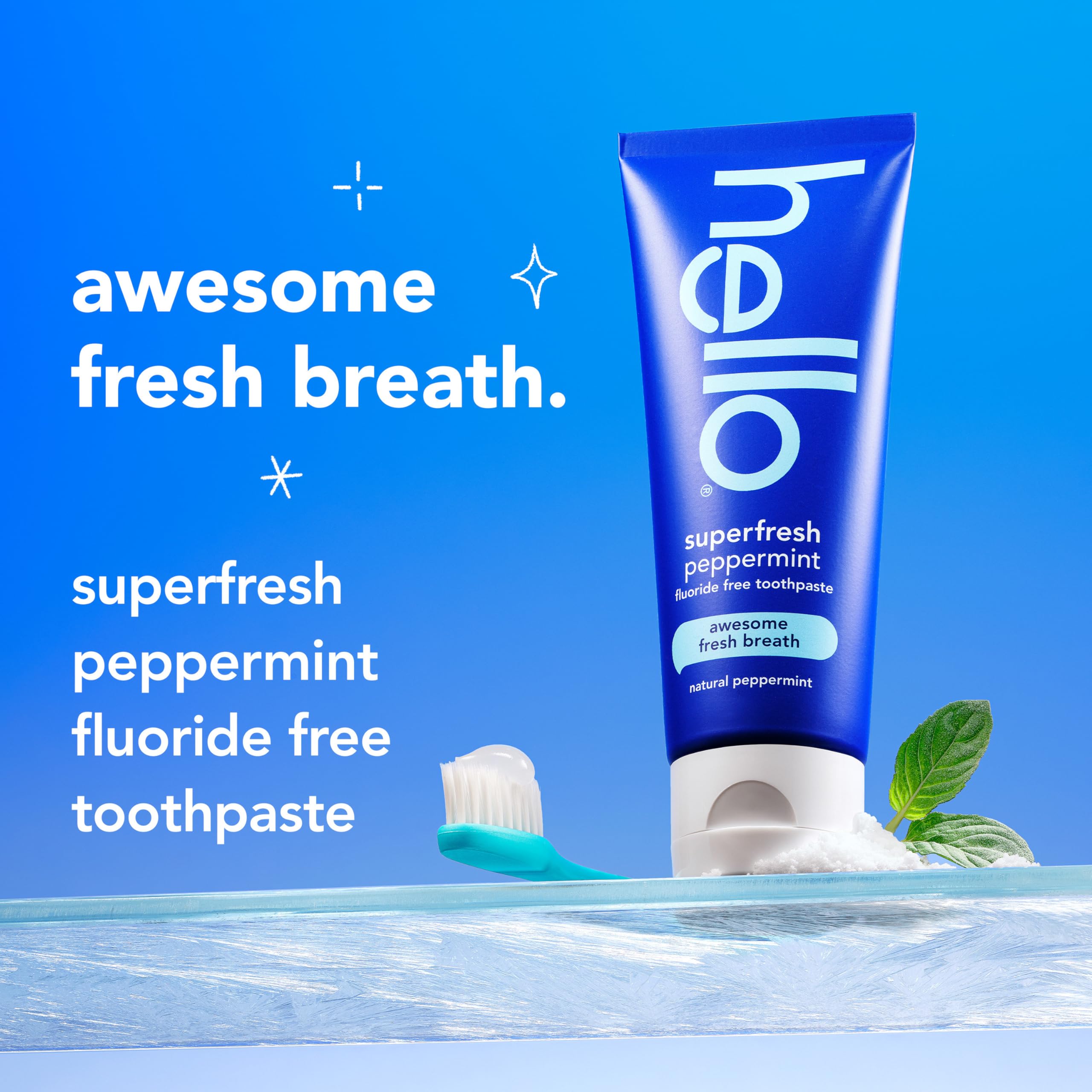 Amazon.com : Hello Superfresh Natural Peppermint Fluoride Free