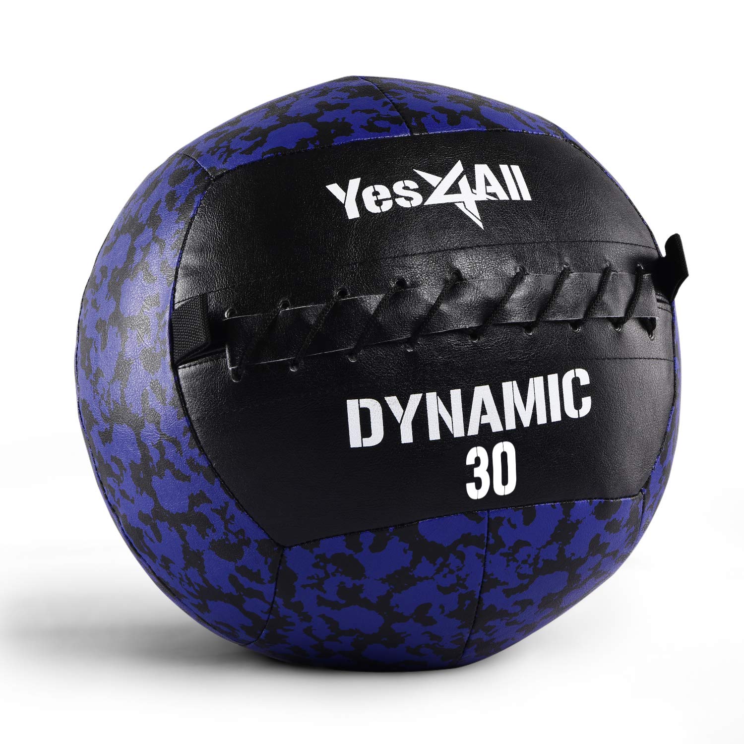 Yes4AllWall Ball - Soft Medicine Ball/Wall Medicine Ball for Full Body Dynamic Exercises Ball for 3kgs/6lbs; 4.5kgs/10lbs; 5kgs/12lbs; 7kgs/15lbs; 8kgs/18lbs; 14kgs/30lbs