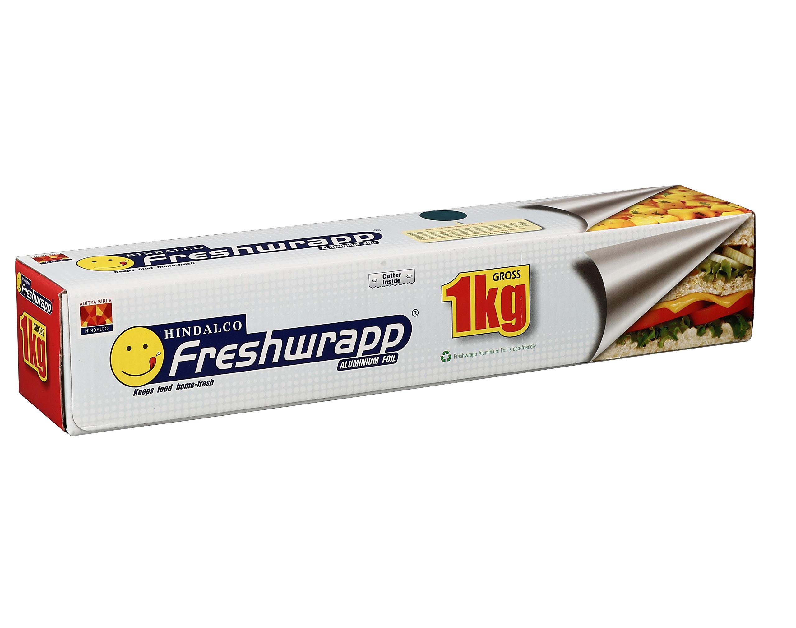 Freshwrapp Aluminium Foil 1 Kg Net, Silver, 64mtr