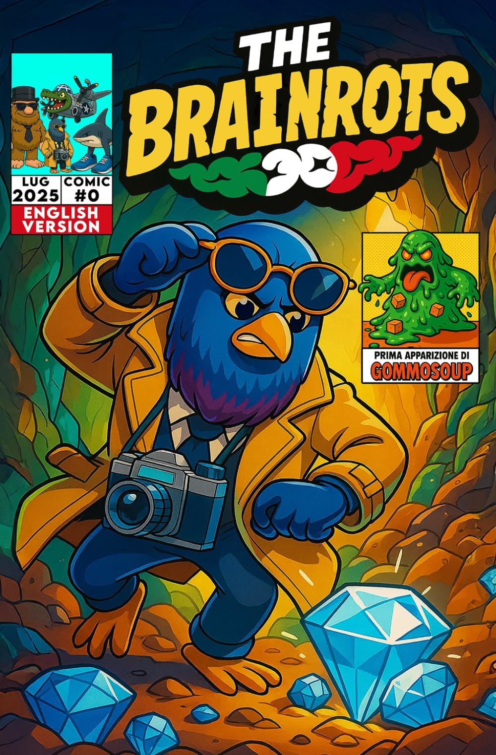 The Brainrots #0 - [English Version] Comics featuring Italian Brainrot characters - Zero Issue: Includes 5 Mini Stories + Games - First Appearance of ... Brainrot characters [ English Version ])