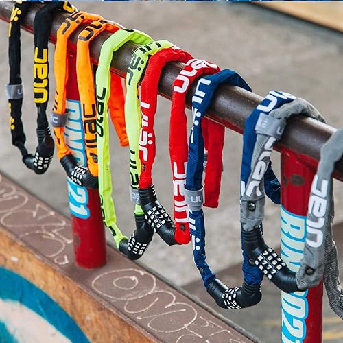 Miniatura 7 de ULAC Street Fighter Neo - Candado de cadena antirrobo con combinación de 4 dígitos (gris)